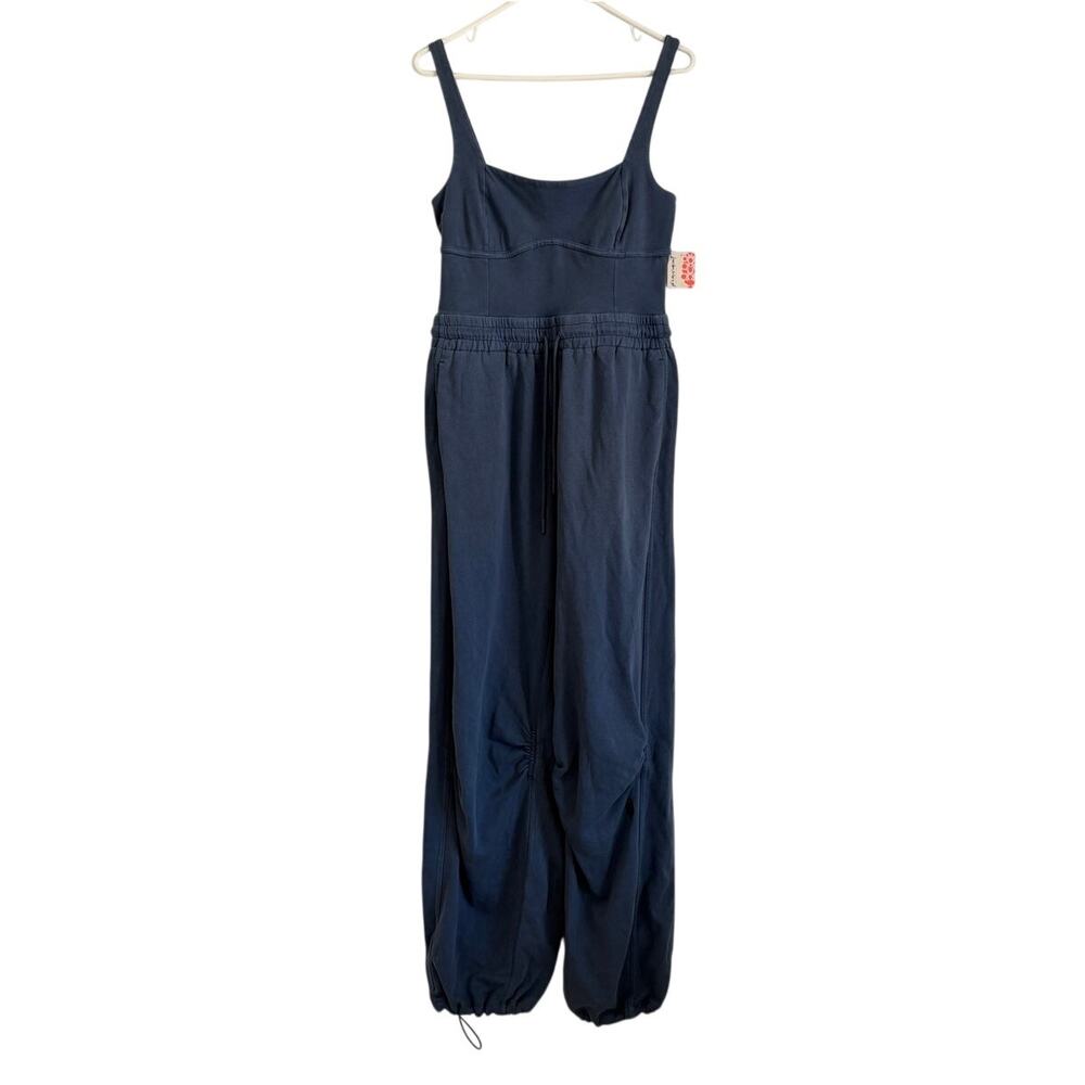 NWT FP Movement Free People Inbound Onesie Jumpsuit Misty, Blue, Medium